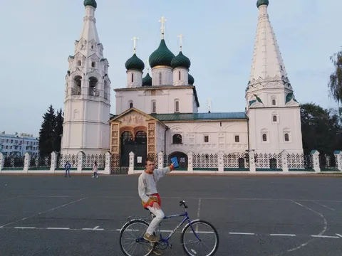 Велопрогулка по центру Ярославля (аренда не включена)