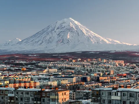 Знакомьтесь, Петропавловск-Камчатский! (из Паратунки)