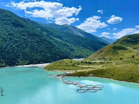 Высокогорный Цей, Алагирское ущелье, Зарамагское водохранилище и источники