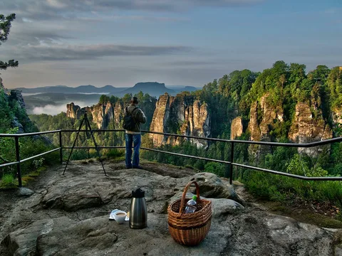 Саксонская Швейцария и крепость Кёнигштайн