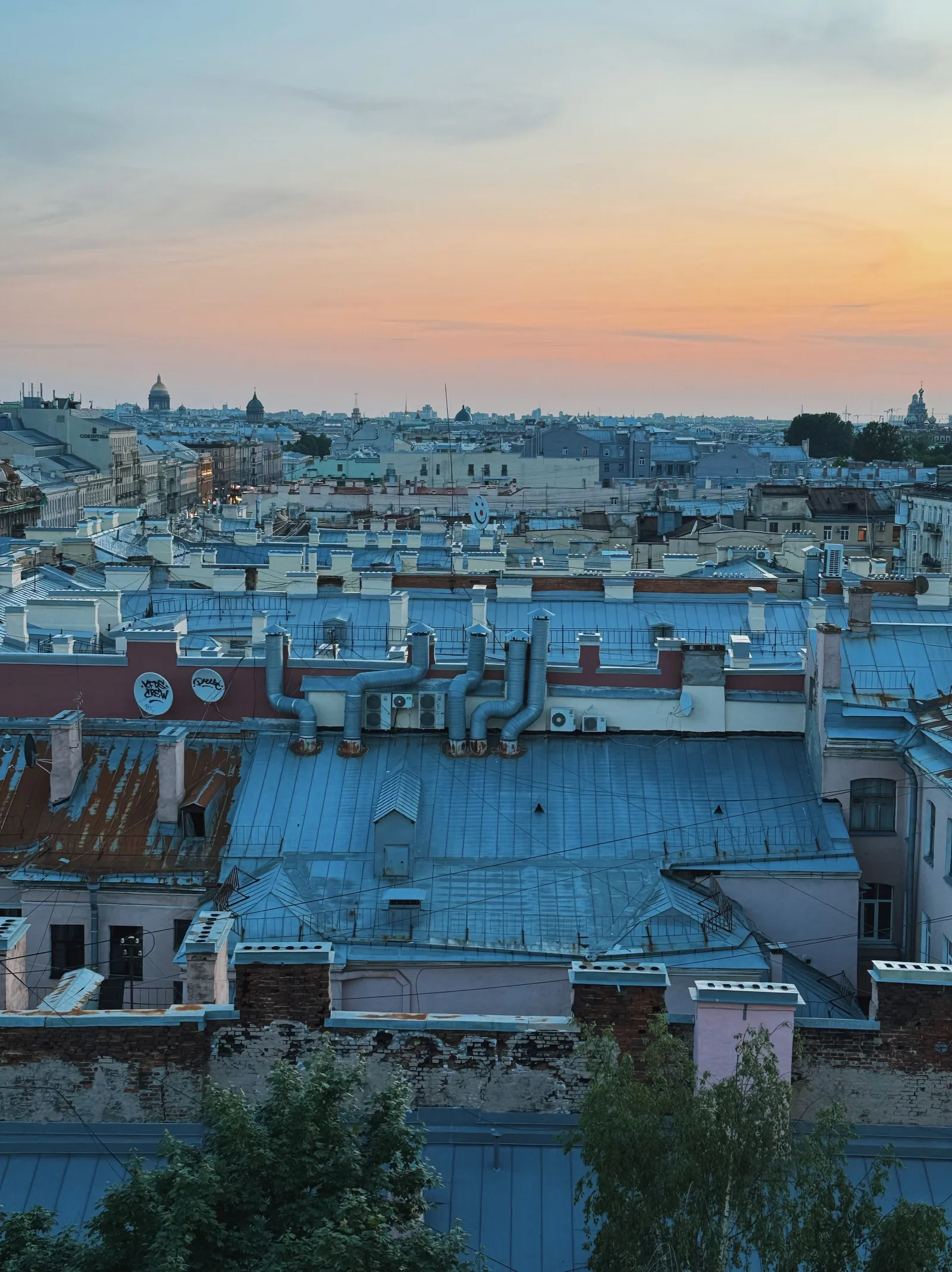 На крышу Петербурга