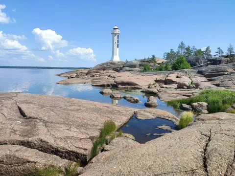 Морская прогулка по островам Выборгского залива