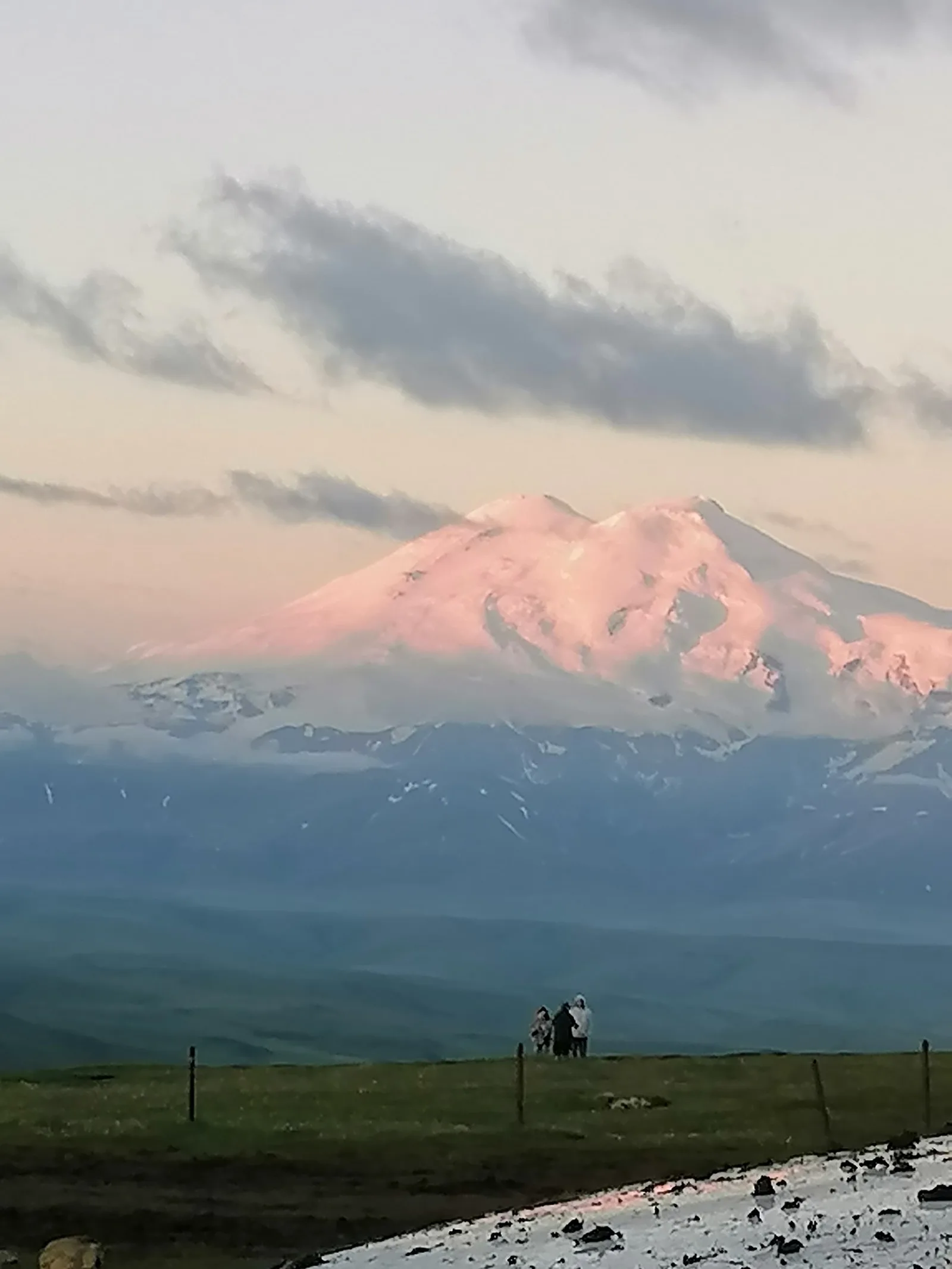 Прекрасное утро - рассвет на Бермамыте