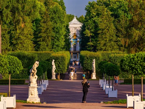 Екатерининский дворец, Царскосельский парк и Феодоровский собор