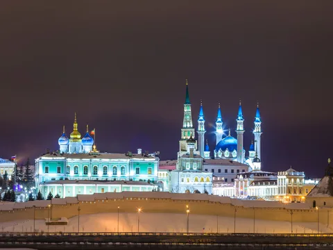 Ночная Казань - восточная сказка
