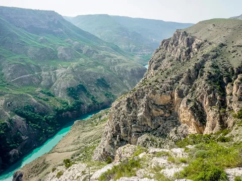 2 в 1: Сулакский каньон и бархан Сарыкум из Дербента