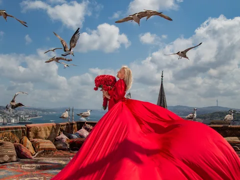 Фотосессия на крыше Стамбула