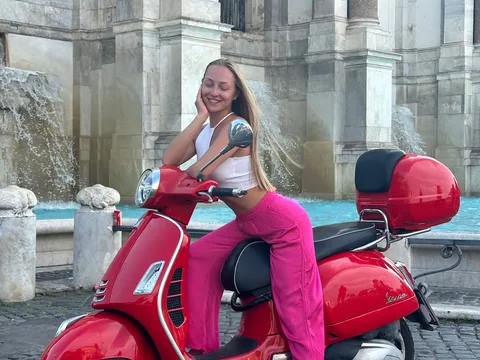 По Риму на скутере Vespa