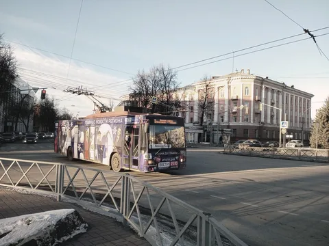 На троллейбусе по советскому Ярославлю