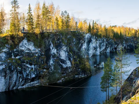 Лучшие места Карелии за 1 день: Рускеала и водопады