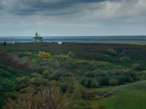 Старинное село Серебряное (из Омска)