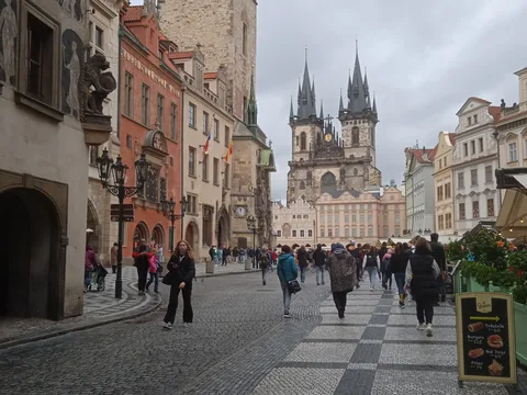 Впервые в Праге : Старый  город и Новый город
