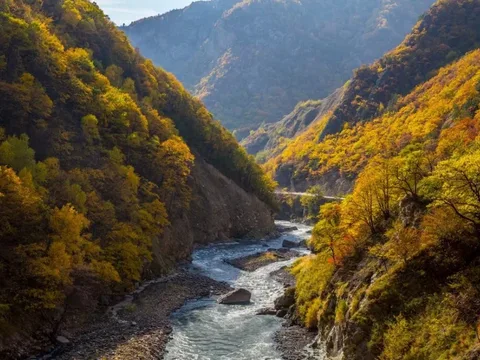 Аргунское ущелье и водопады