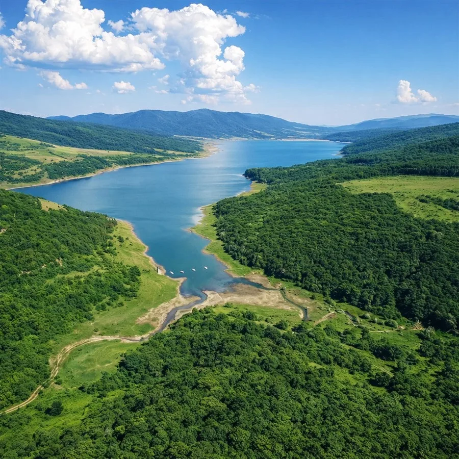 На водохранилище Сиони — из Тбилиси