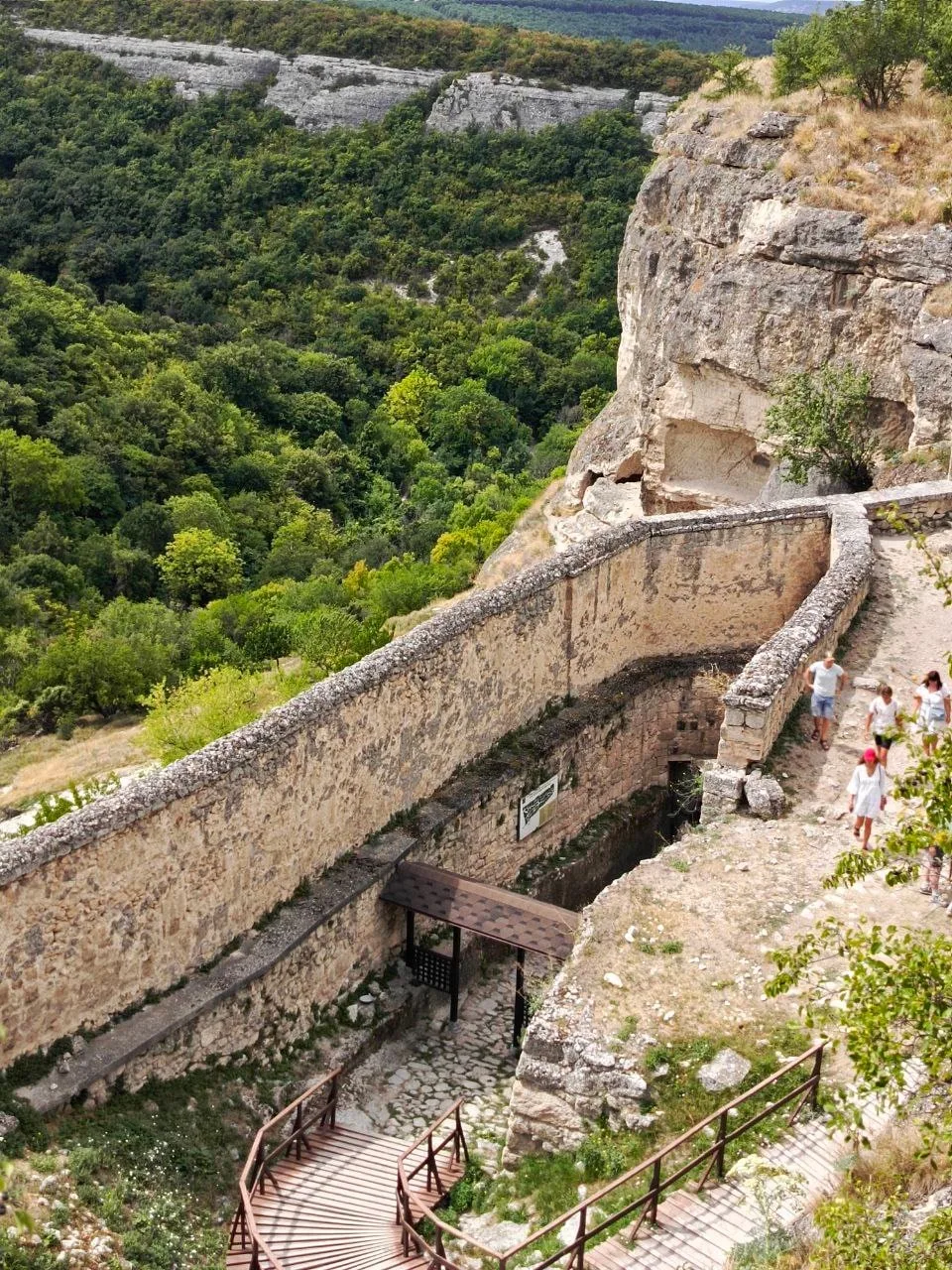 Бахчисарай — столица крымского ханства, монастырь,  Чуфут Кале