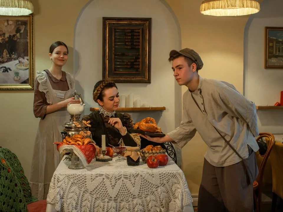 Интерактивная  программа с Купчихой «Костромской обед»