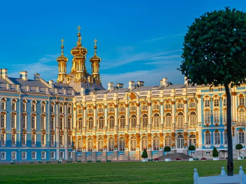 В Пушкин из Петербурга: Екатерининский дворец, Царскосельский парк и Феодоровский собор
