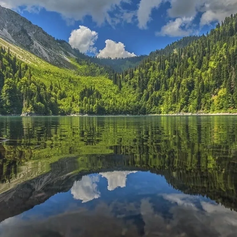 Озера Большая и Малая Рица, Гегский водопад