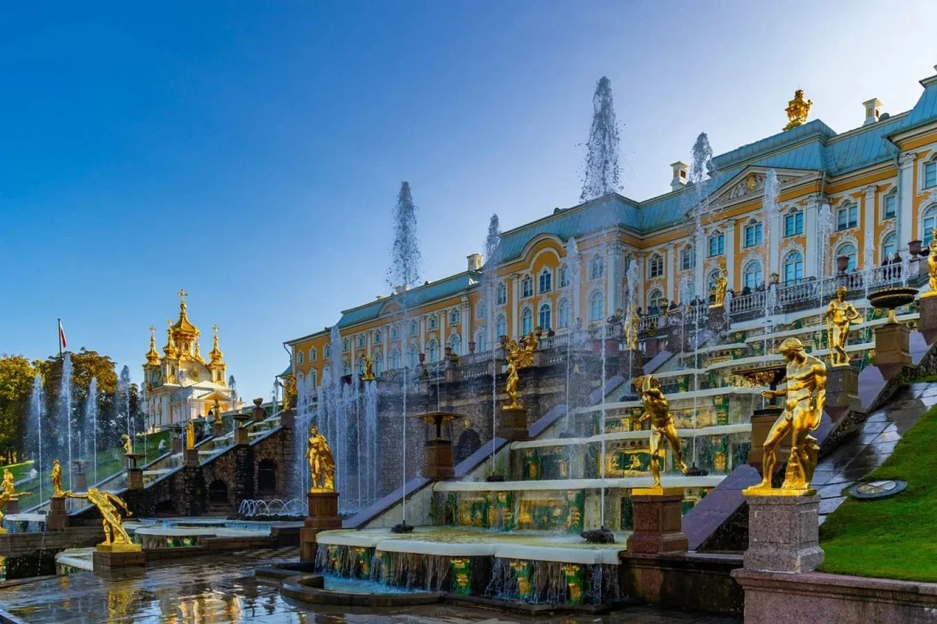 Из Санкт-Петербурга в Петергоф, Кронштадт и форт «Константин»