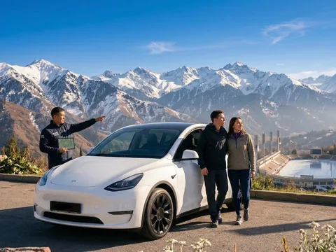 По Алматы — на Tesla