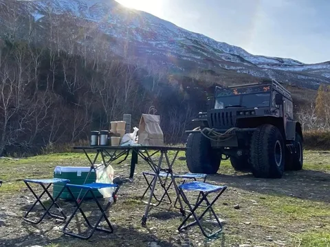 Из Паратунки к Карымшинским источникам — на вездеходе Sever Truck