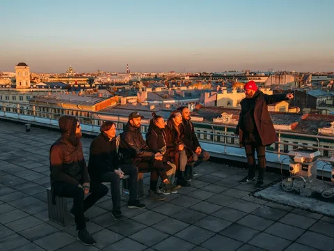 Небесная перспектива: групповая экскурсия на крыше