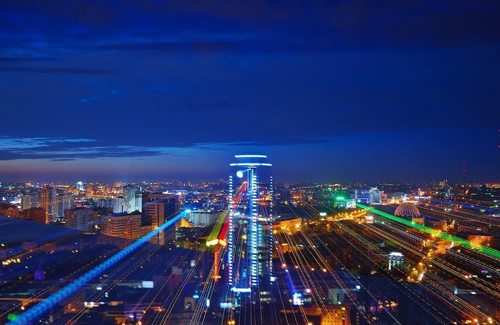Ночной Екатеринбург