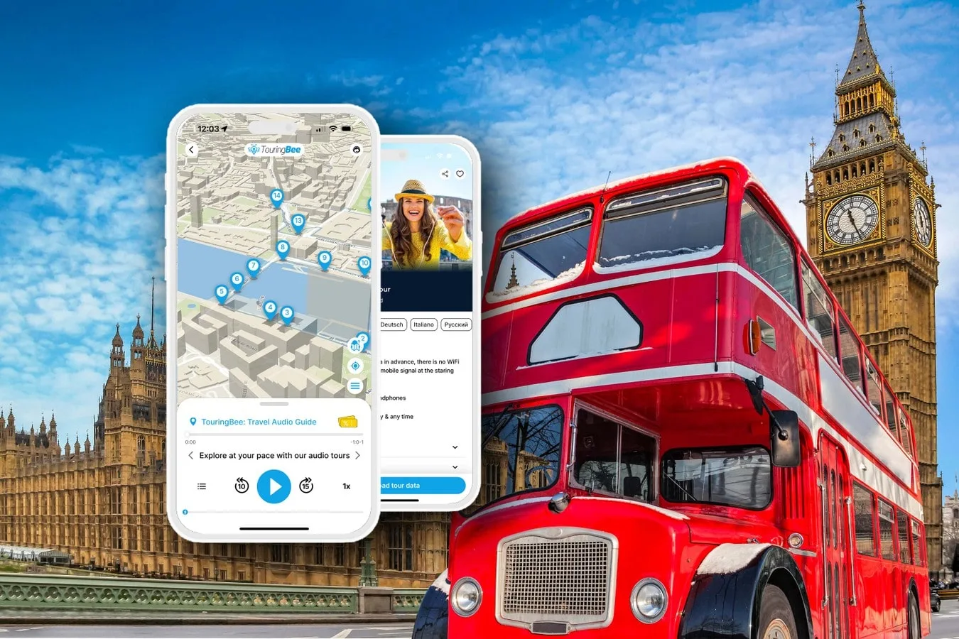 Лондон в вашем ритме: автобус Hop-on Hop-off + аудиогид по Вестминстеру