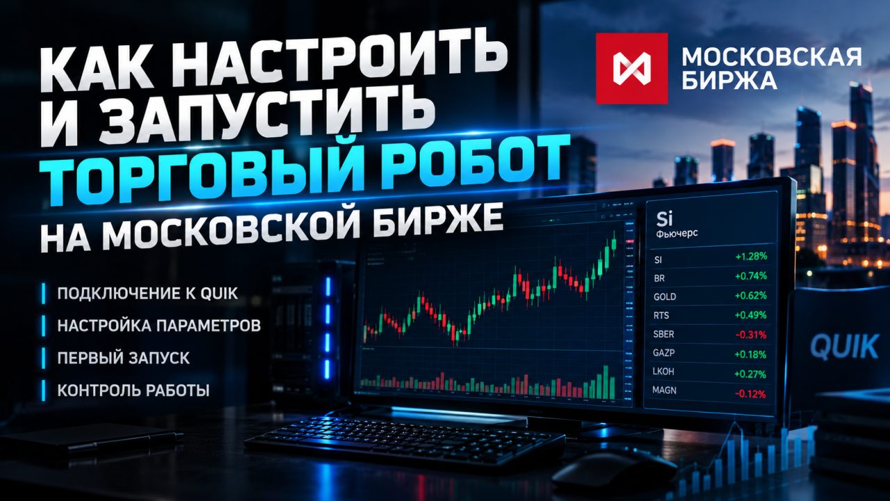 Запуск торгового робота на бирже