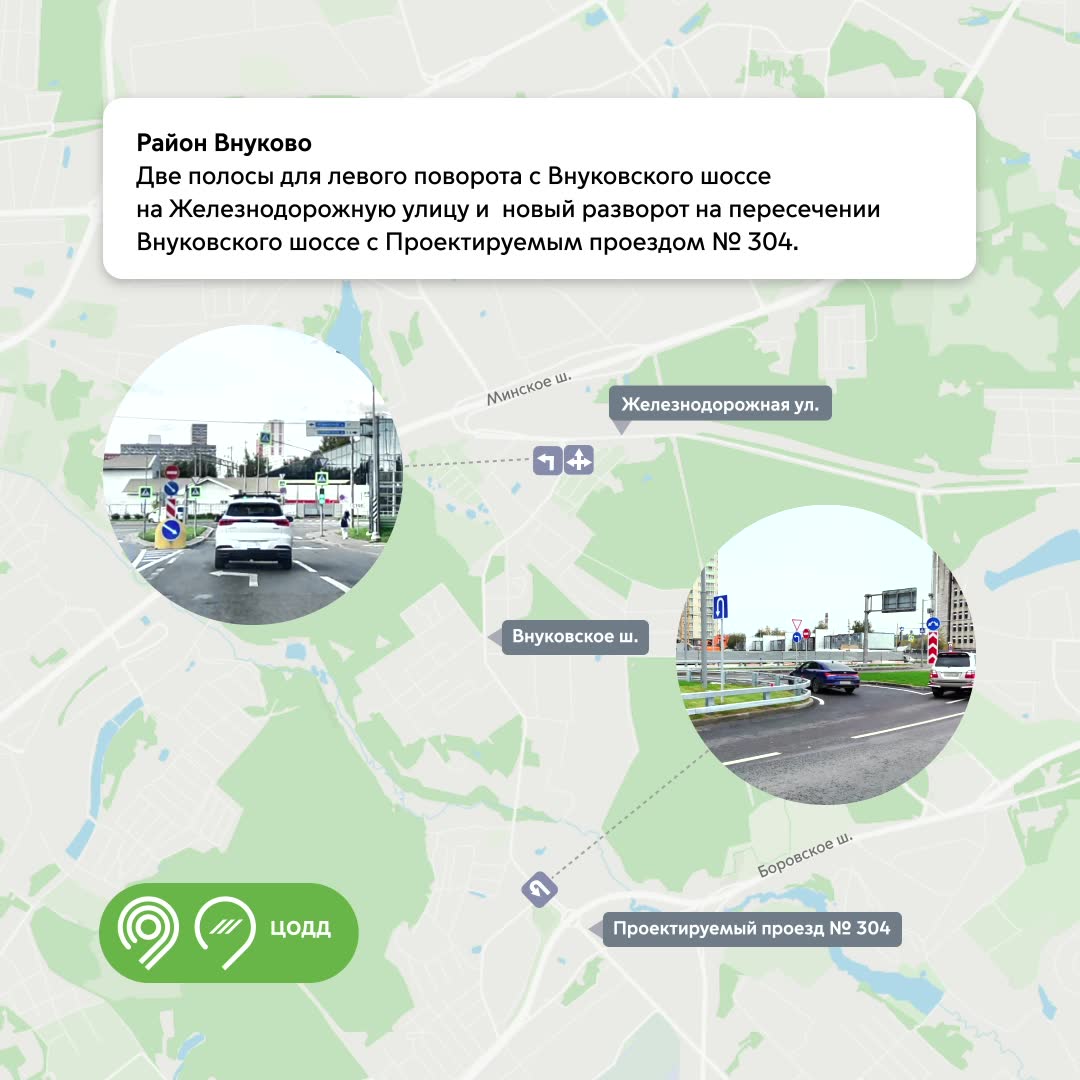 Изменения по проектам дорожных кураторов в ТиНАО