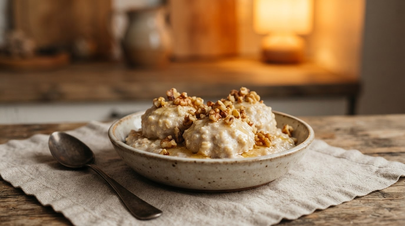 Овсяные «Узелки» с медом и грецким орехом