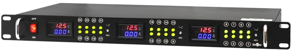 Блок питания стабилизированный Smartec ST-PS145DRD-BK