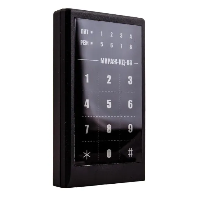 МИРАЖ-КД-03 Black Сенсорная кодовая панель. Black