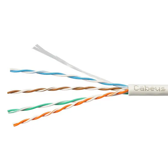 Кабель витая пара Cabeus UTP-4P-CAT.5E-SOLID-GY