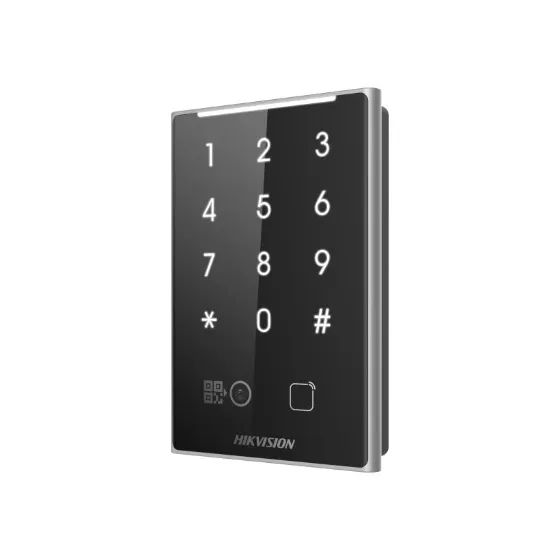 DS-K1109EKB-QR Считыватель EM карт с поддержкой Bluetooth/ПИН-кодов/QR-кодов
