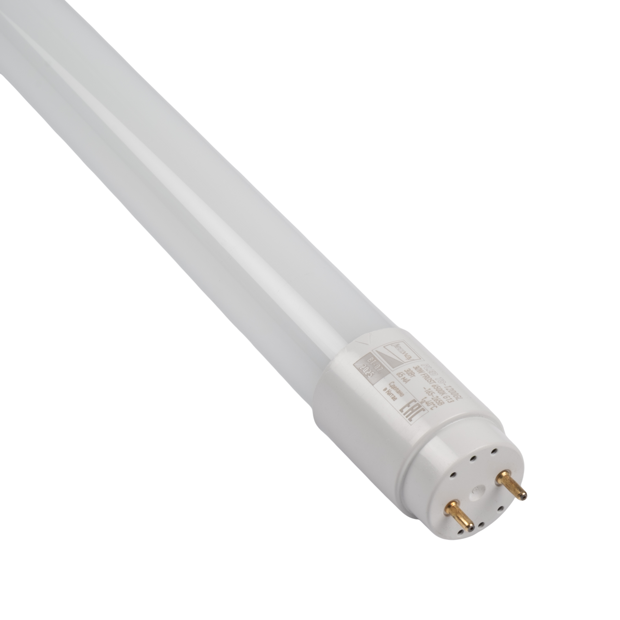 Лампа светодиодная LED 30Вт T8 холодный матовая 230V/50Hz(установка возможна после демонтажа ПРА) JazzWay