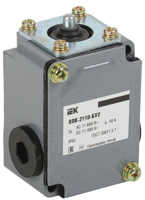 Выключатель концевой ВПК-2110-БУ2 толкатель IP65