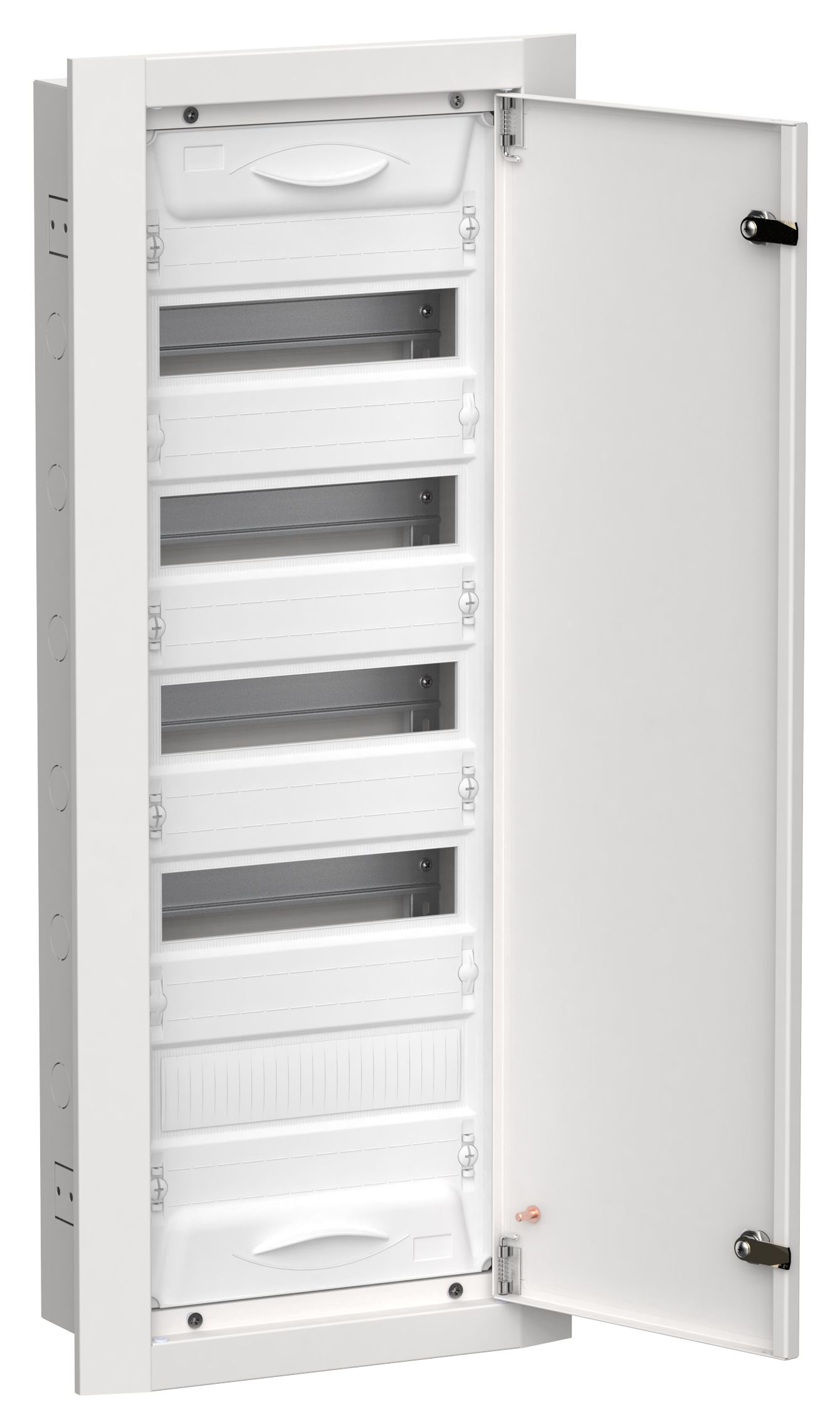 Корпус металлический ЩРв-60 (1х60) 880х365х130мм IP31 белый (одна дверь) TITAN 5