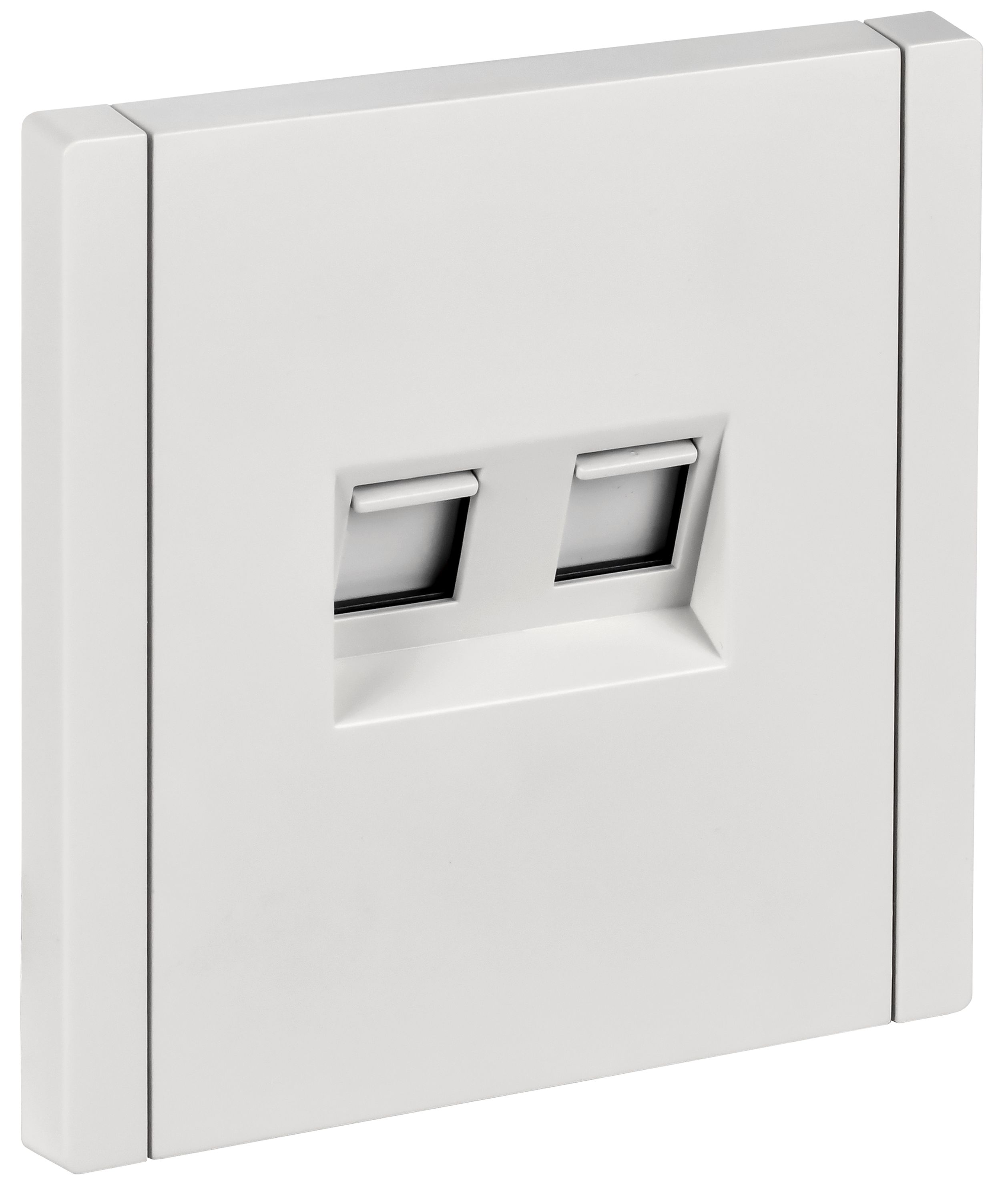 FORTE&PIANO Розетка компьютерная двойная RJ45 кат.5E FP233 белый