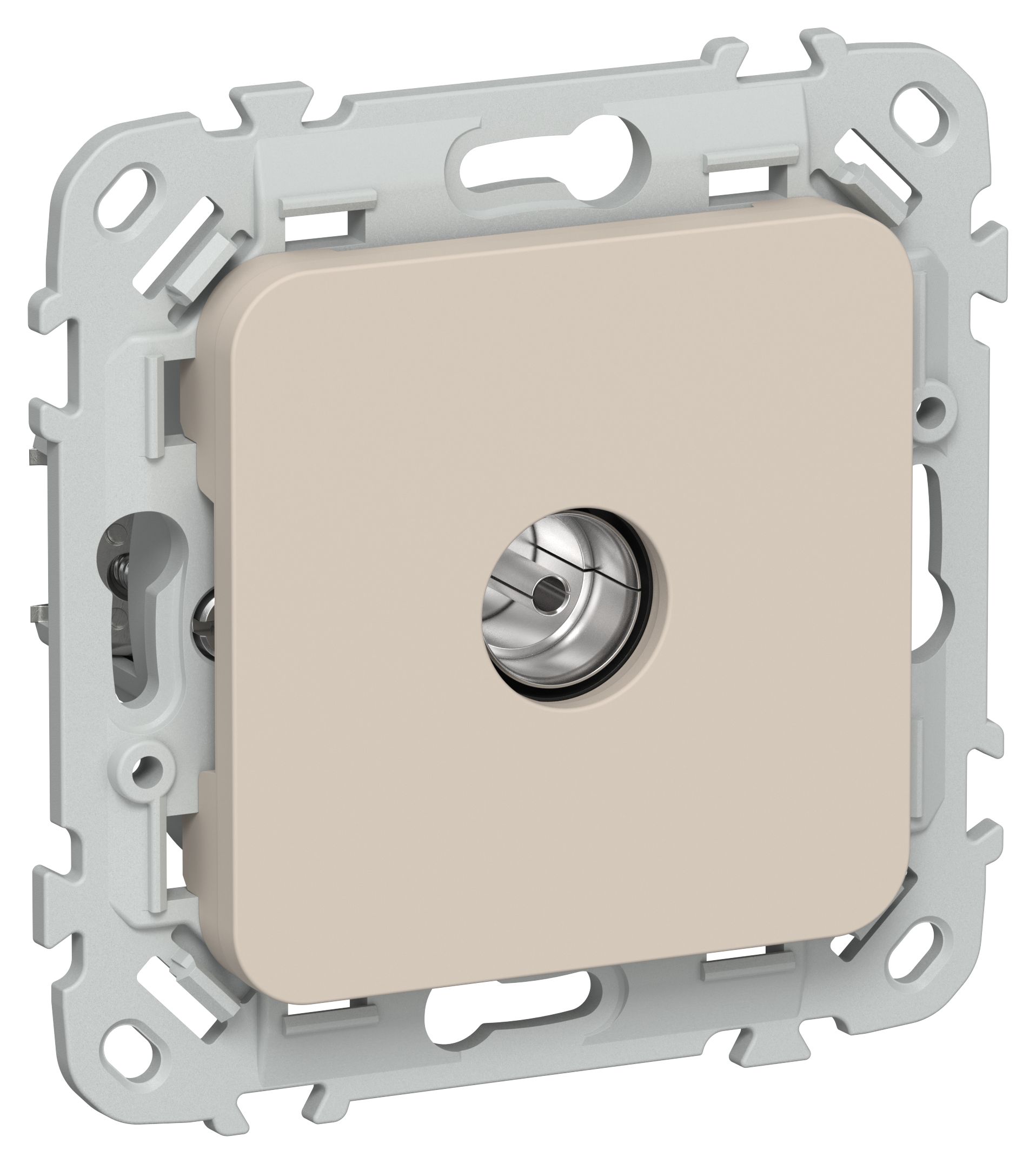 FLITE Розетка TV экранированная оконечная тип M РТВм-1-1-1-ФлЛ льняной