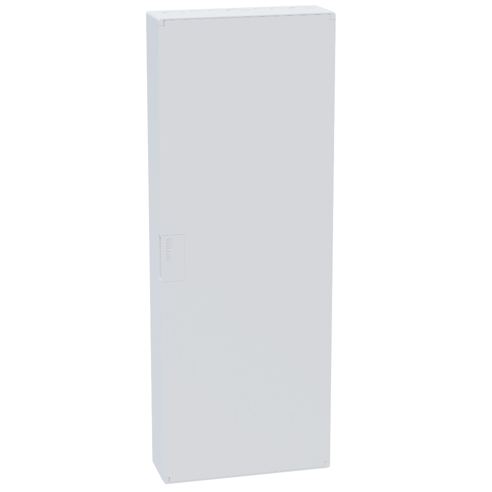 Щит ЩРН-п-60 пластиковый распред. OptiBox Pro 60-NNR-IP40 60м. навесной с пласт. белой дверцей IP40