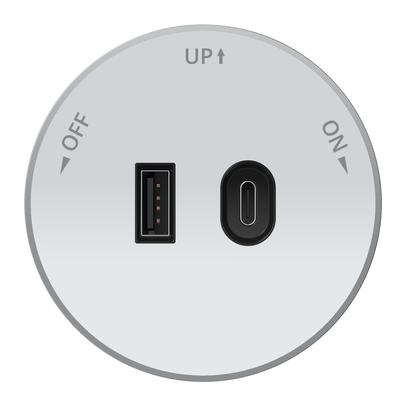 MultiTrack Розетка 2хUSB (тип А+С) 18Вт, 5В/3А Белый