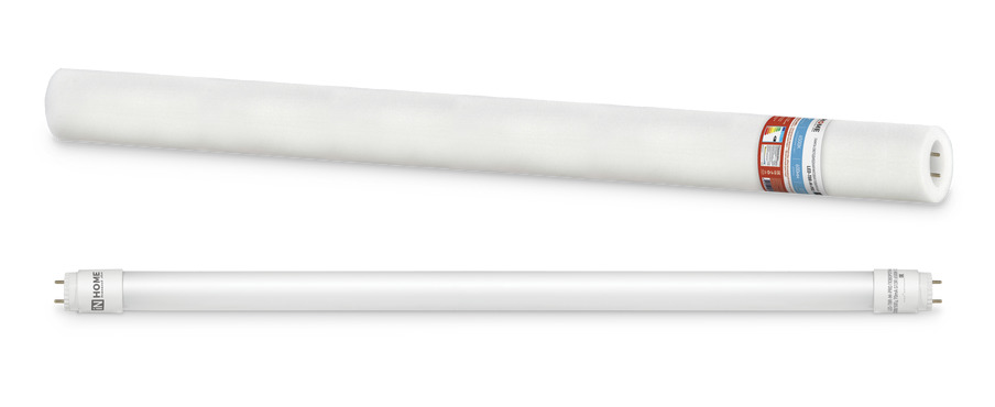 Лампа светодиодная LED-T8R-M-PRO 10Вт 230В G13R 6500К 1000Лм 600мм матовая поворотная IN HOME