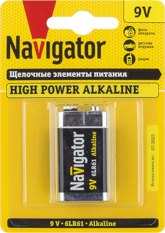 Батарейка NBT-NE-6LR61-BP1 крона