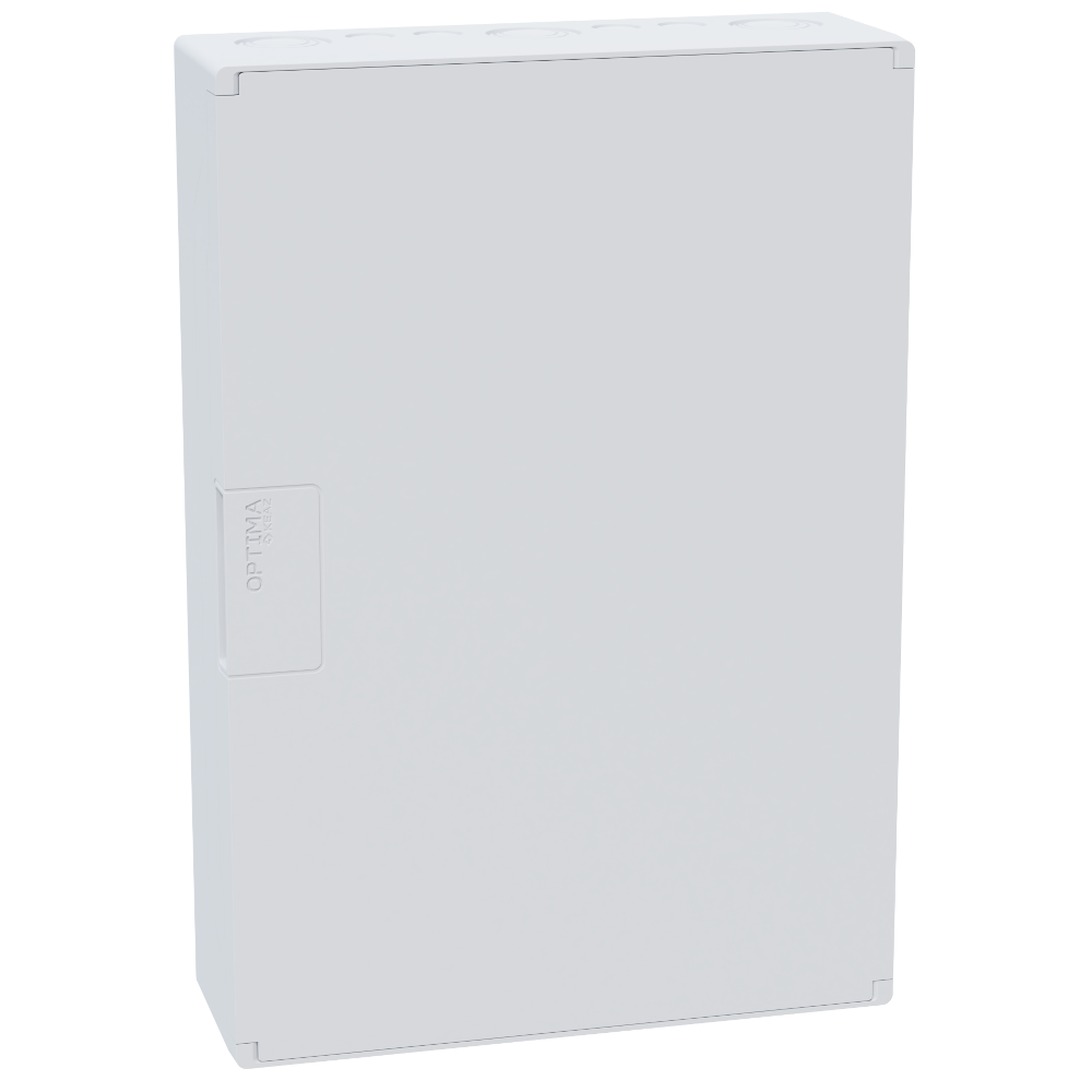 Щит ЩРН-п-24 белый с белой дверью IP40 OptiBox PRO