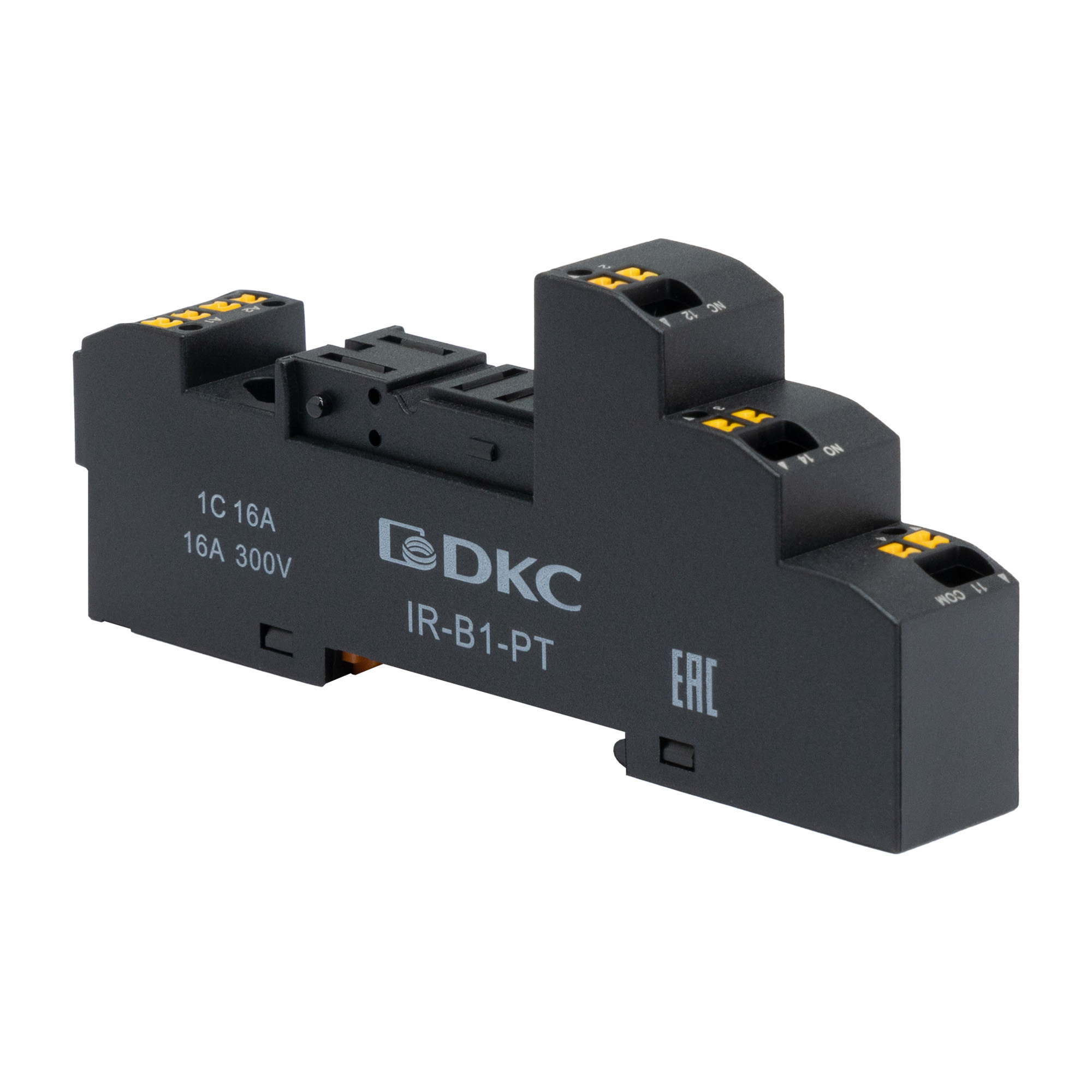 Колодка c клеммами push-in для реле на 1 группу IR-24DC/230AC-1CO