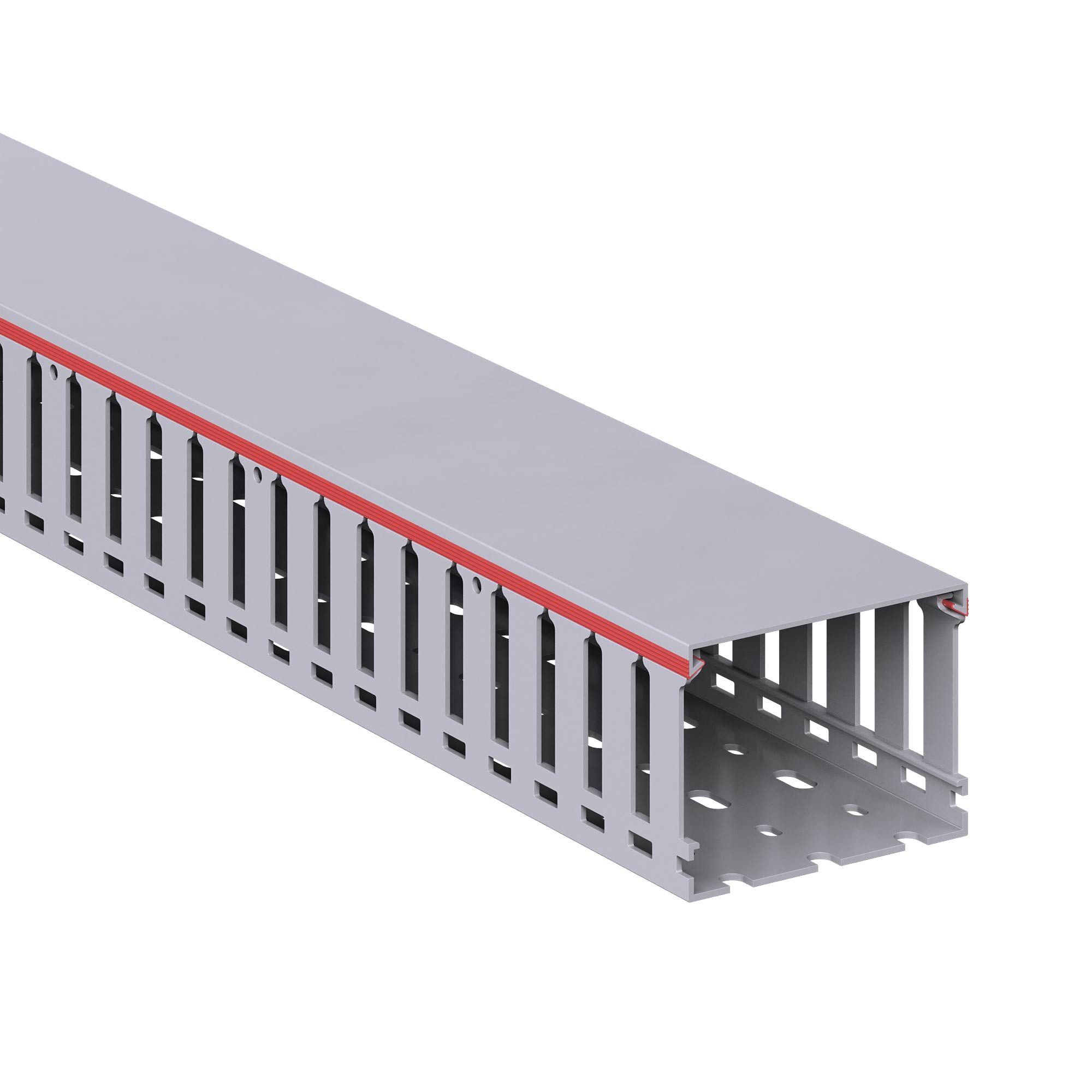 Короб перфорированный RL12 80x60 серый QUADRO