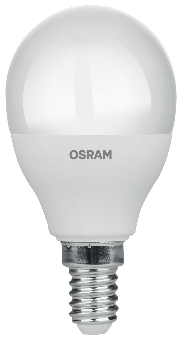 Лампа светодиодная LED 10Вт E14 2700К 1000Лм CRI95 шарик 170-250В (замена 75Вт) OSRAM