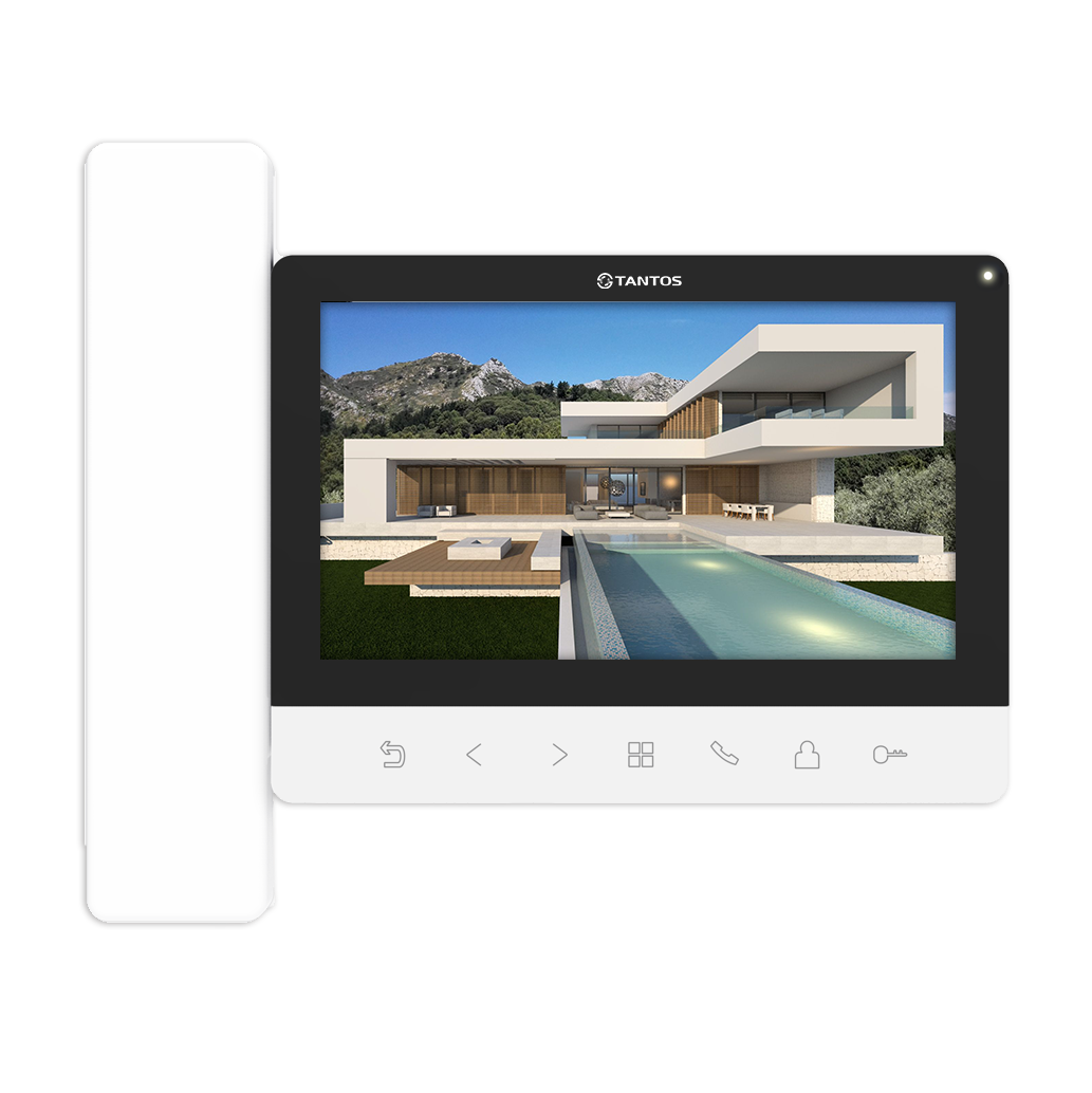 Монитор видеодомофона Tantos LOKI HD SE (White) VZ