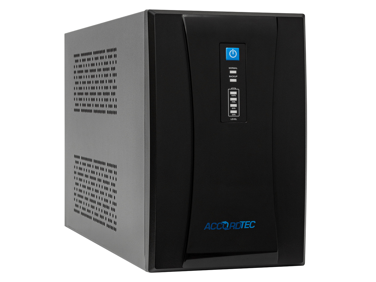 UPS-220/1200VA Блок бесперебойного питания (UPS) ACCORDTEC, 220 В